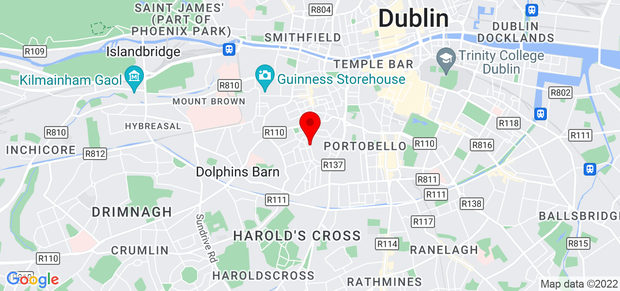Gardens of Love - Leinster - Dublin - Map