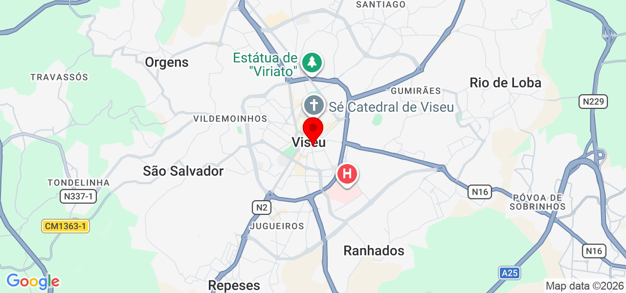 Wowdance Est&uacute;dio - Viseu - Viseu - Mapa