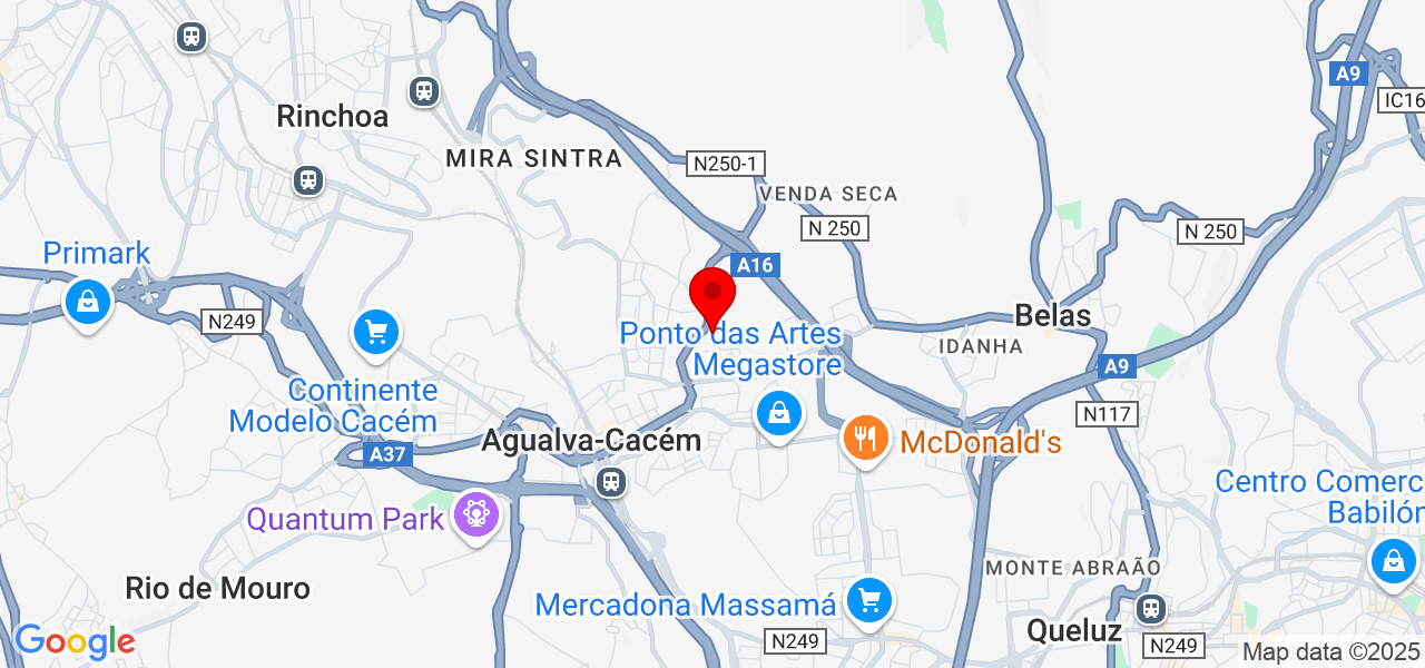 Thaís Fonseca - Lisboa - Sintra - Mapa