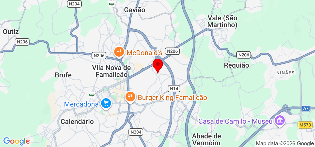 Petsitter Famalicão - Braga - Vila Nova de Famalicão - Mapa