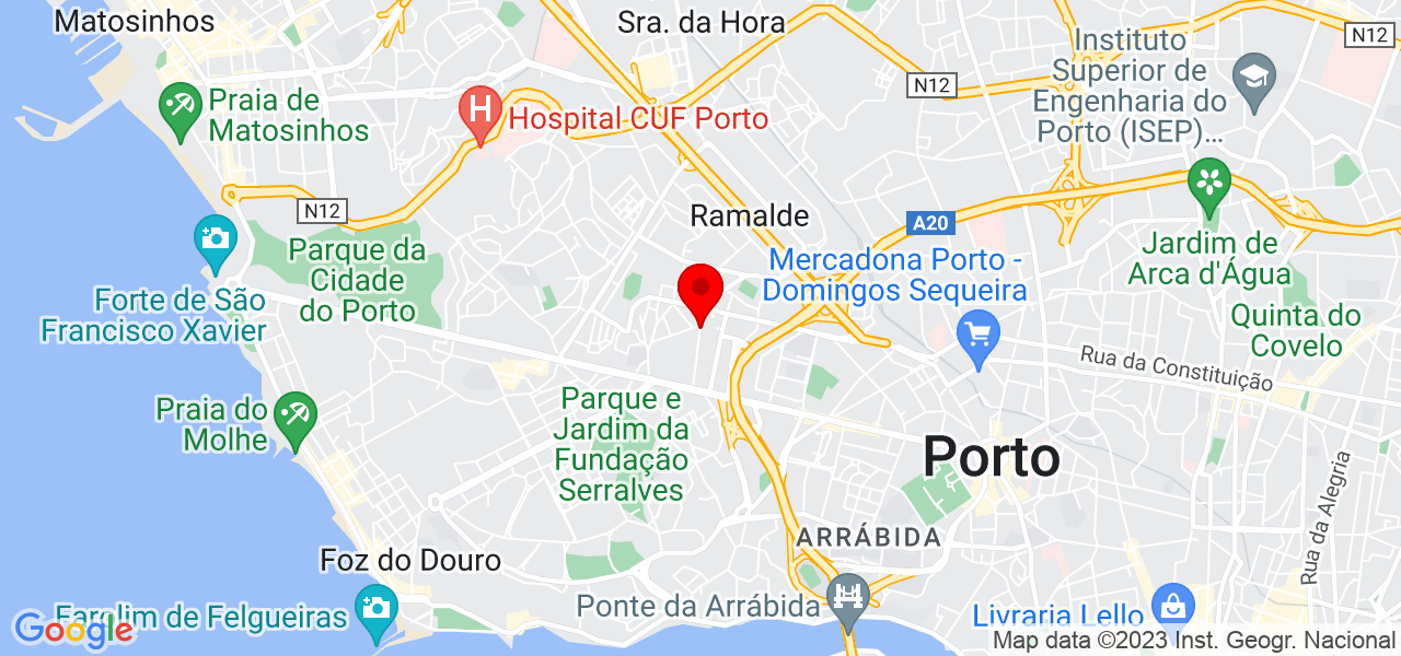 Fernanda Jubran Advogada - Porto - Porto - Mapa