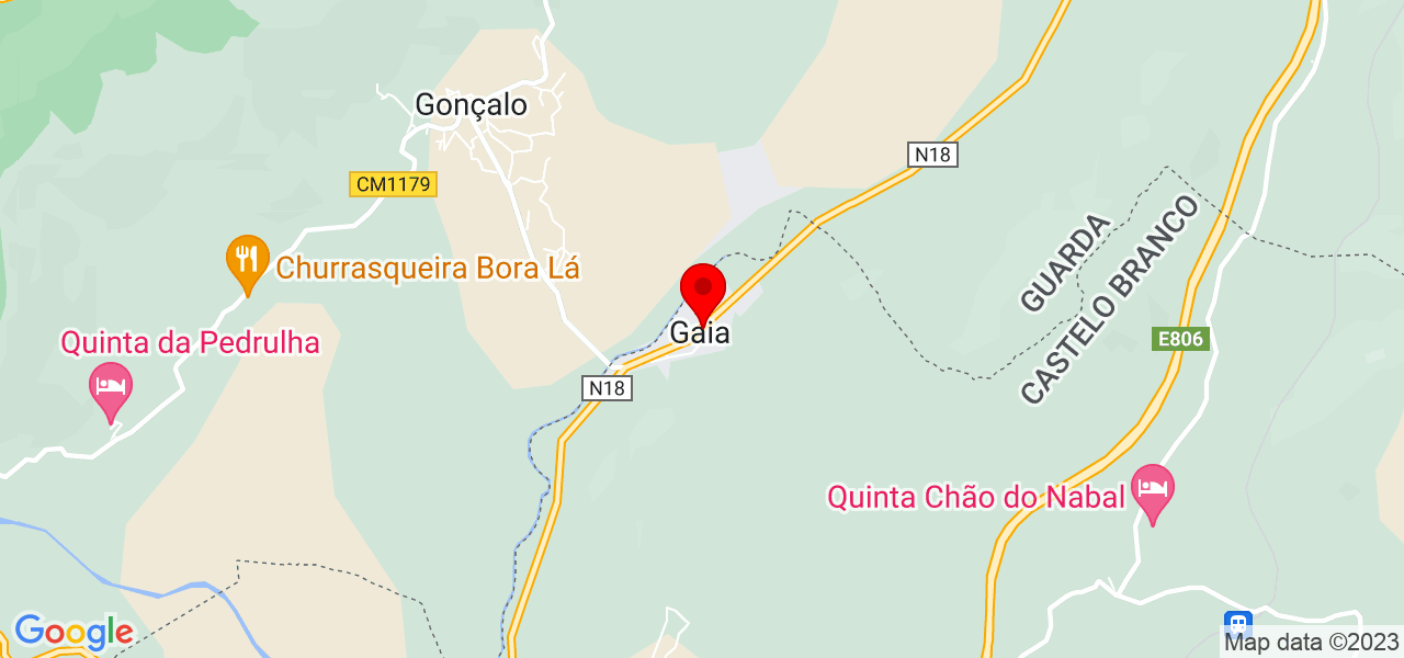 Nuno Miguel - Castelo Branco - Belmonte - Mapa