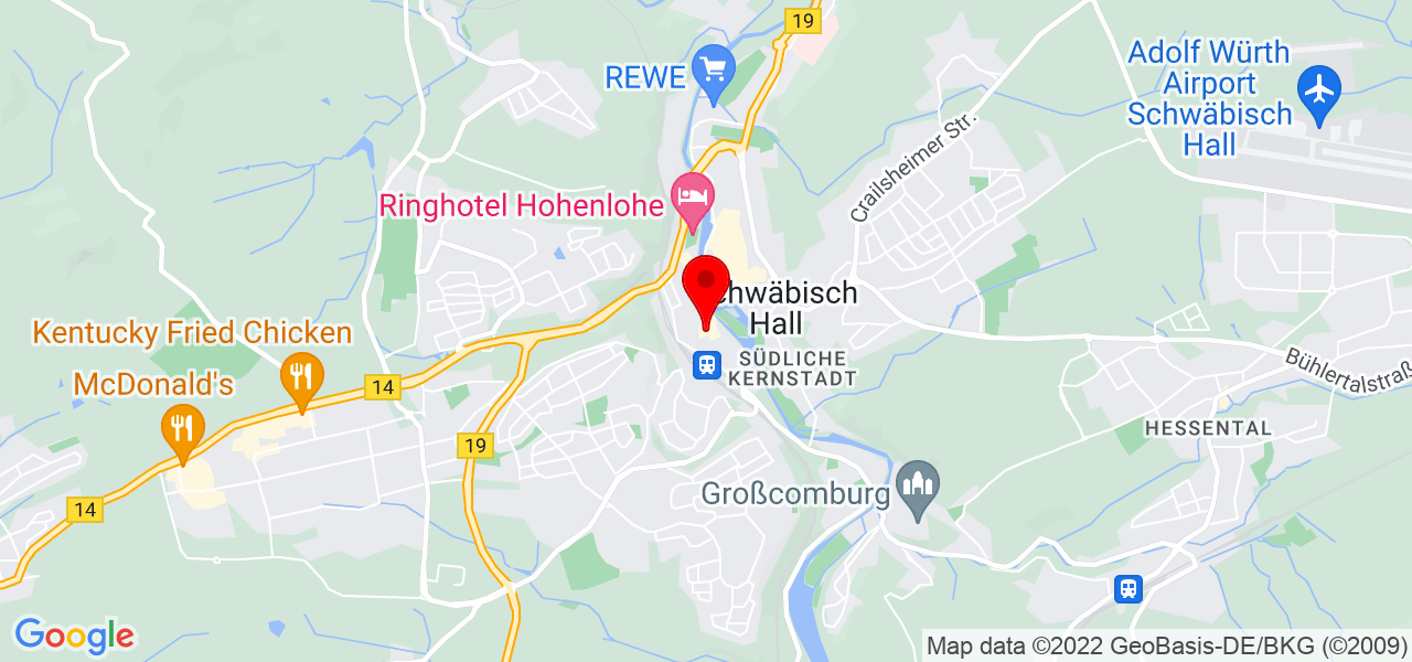 LH Reinigungsdienst - Baden-Württemberg - Schwäbisch Hall - Karte