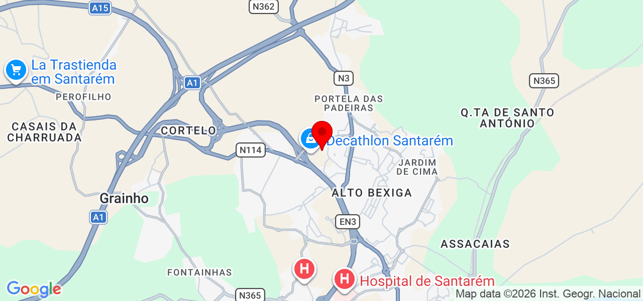 Miquezia - Santarém - Santarém - Mapa