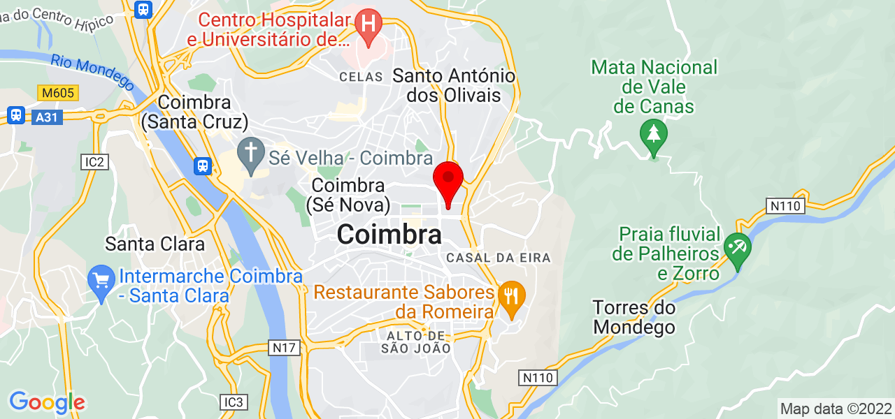 Andre Duarte - Coimbra - Coimbra - Mapa