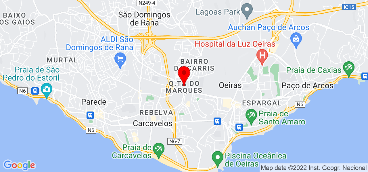Sarifa Jum&aacute; - Lisboa - Oeiras - Mapa
