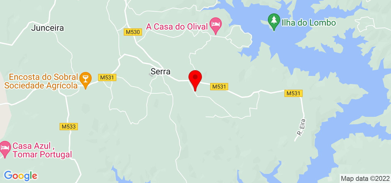 Lopes - Santarém - Tomar - Mapa