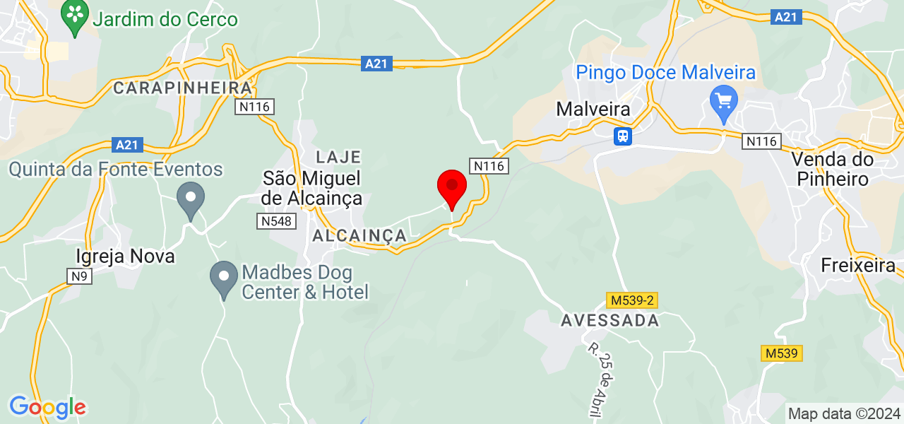 Ideias Arejadas - Constru&ccedil;&otilde;es, Lda. - Lisboa - Mafra - Mapa