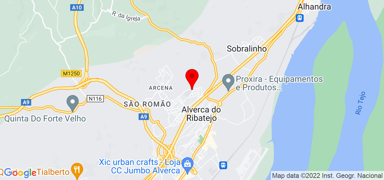 Silvana Maria Gon&ccedil;alves - Lisboa - Vila Franca de Xira - Mapa