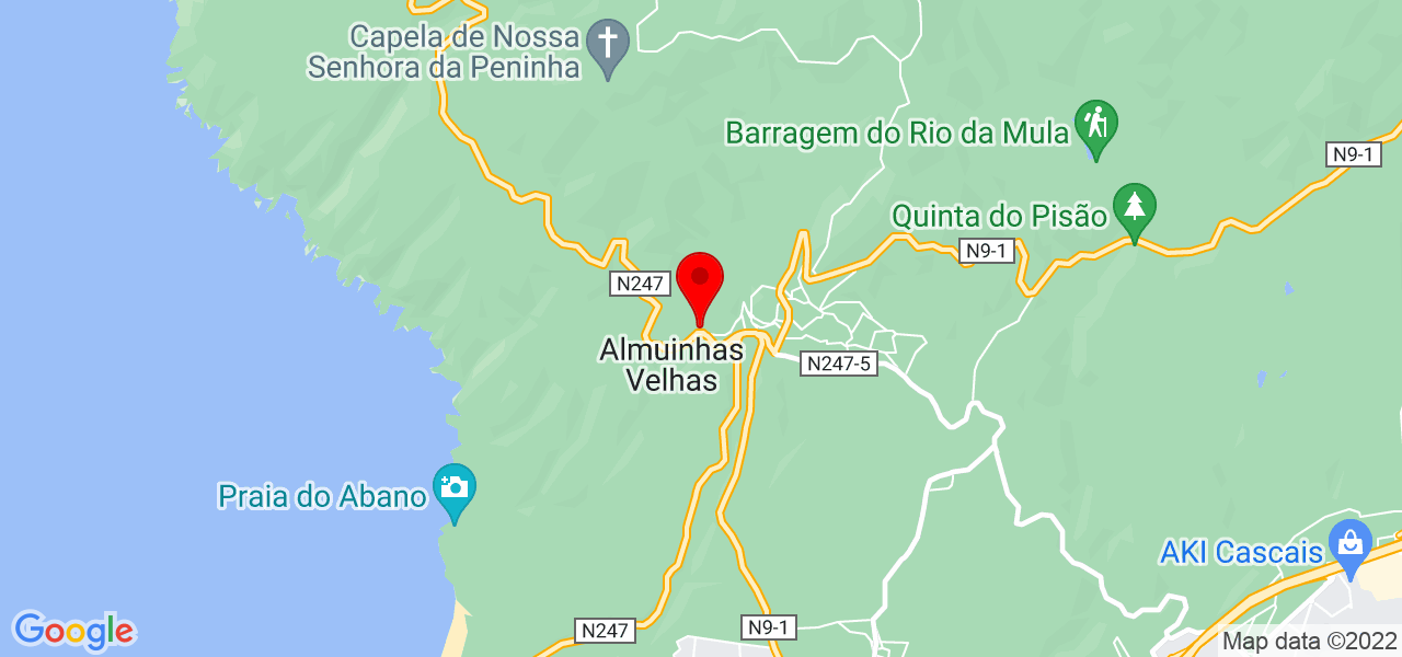 Val&eacute;ria Bordini Starling - Lisboa - Cascais - Map