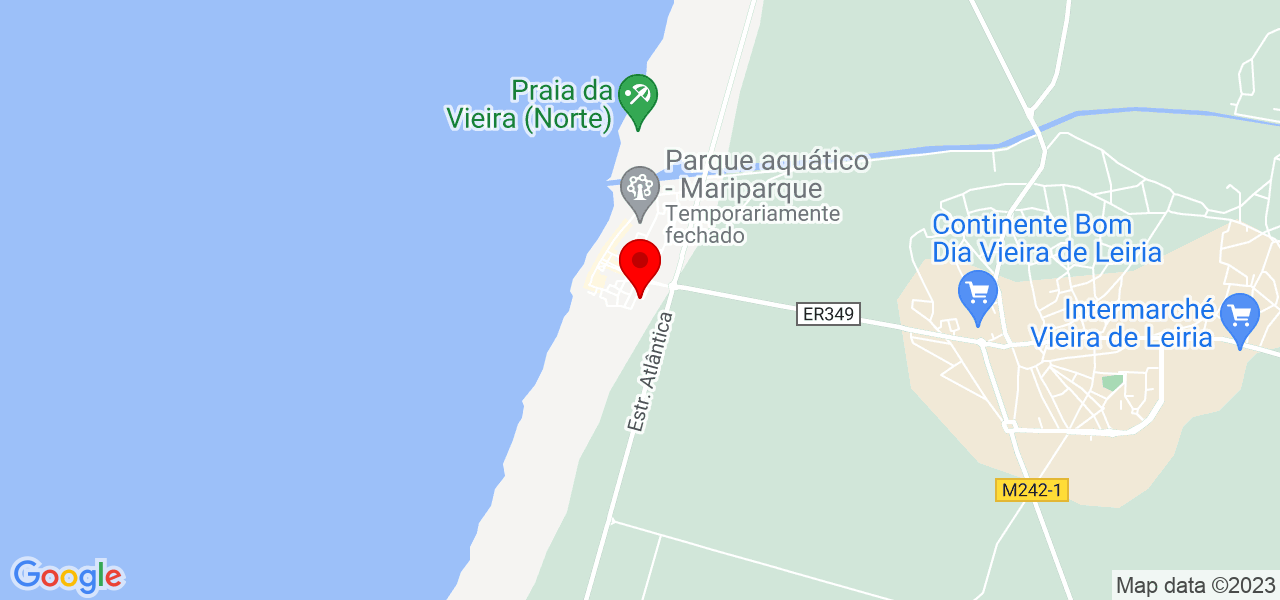 Sandy - Leiria - Marinha Grande - Mapa