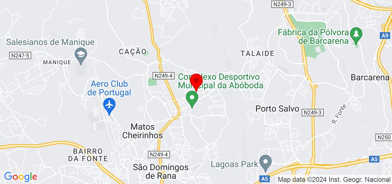 Luis Adri&atilde;o - Lisboa - Cascais - Mapa