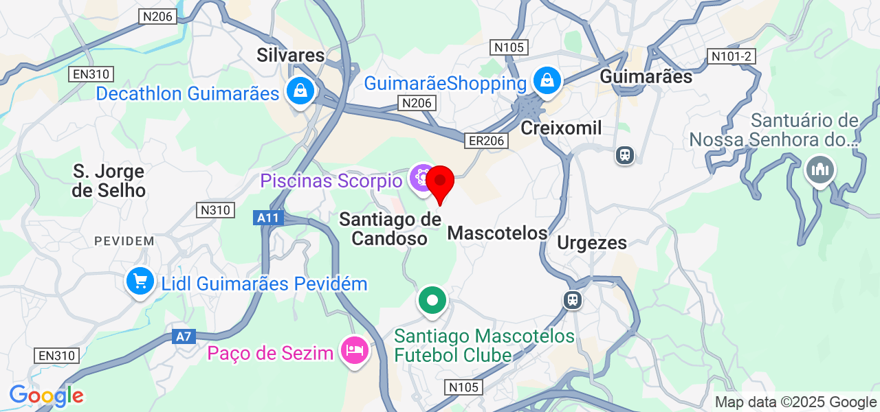 Bruno - Braga - Guimarães - Mapa