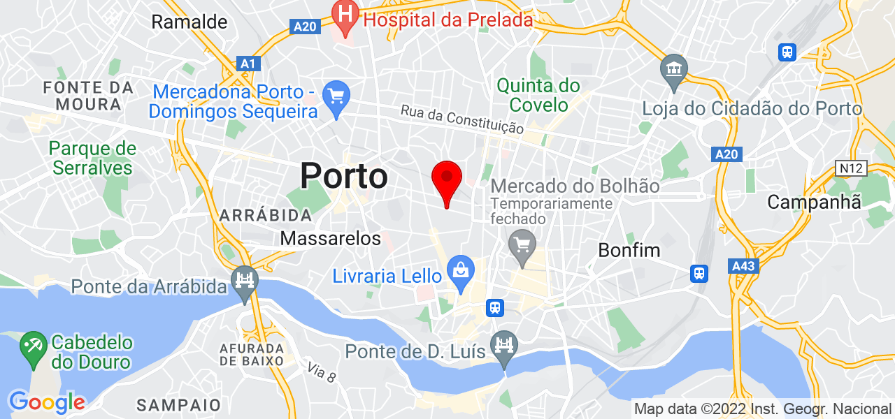 Nil - Porto - Porto - Mapa