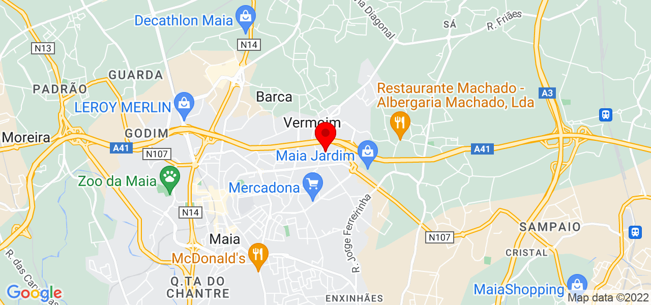 Alba Rodrigues - Porto - Maia - Mapa