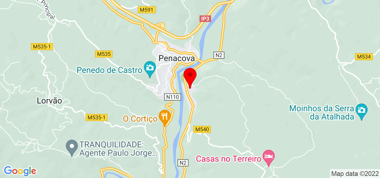 SIMPLE.PARAR.SENTIR.MOVER - Coimbra - Penacova - Mapa