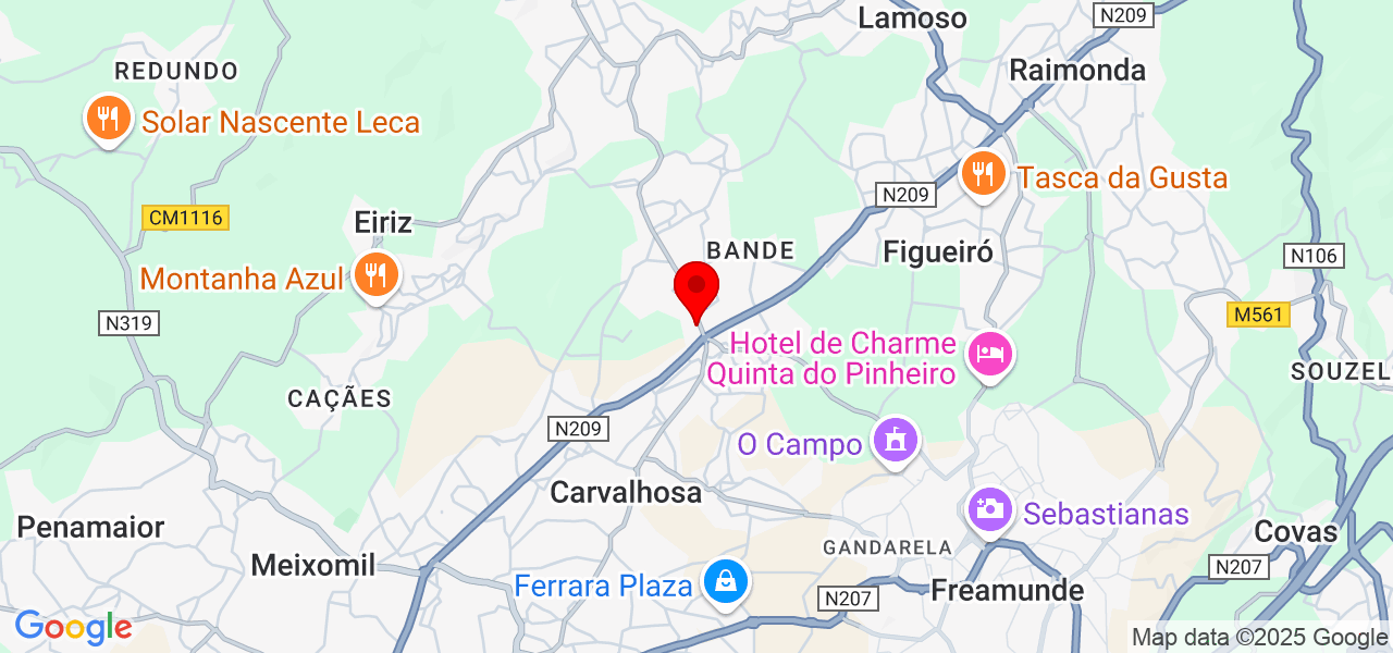 One Call Property Services - Porto - Paços de Ferreira - Karte