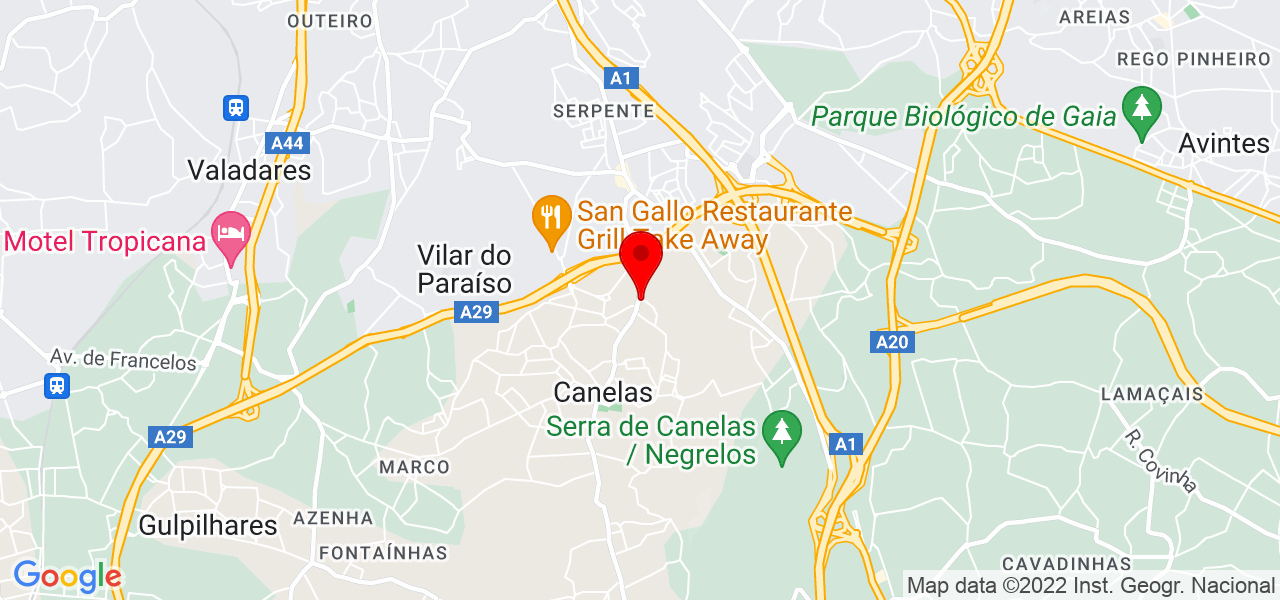 Domínio Elementar Unipessoal Lda - Porto - Vila Nova de Gaia - Map