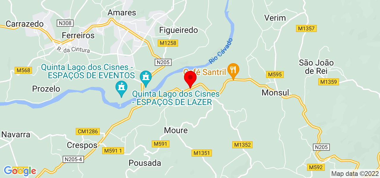 Telmo Gon&ccedil;alves - Braga - Póvoa de Lanhoso - Mapa