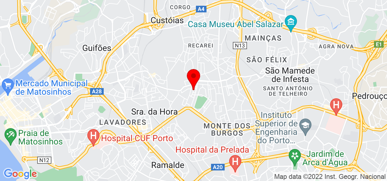 Ricardo Almeida - Porto - Matosinhos - Mapa