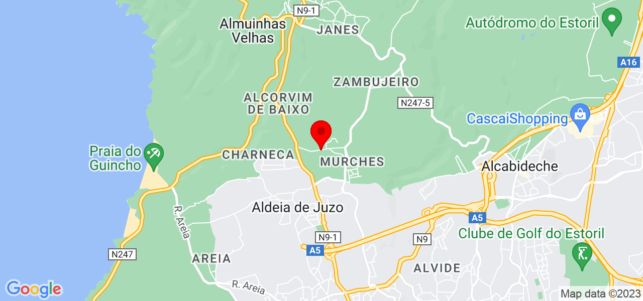 Gomes servi&ccedil;os - Lisboa - Cascais - Mapa