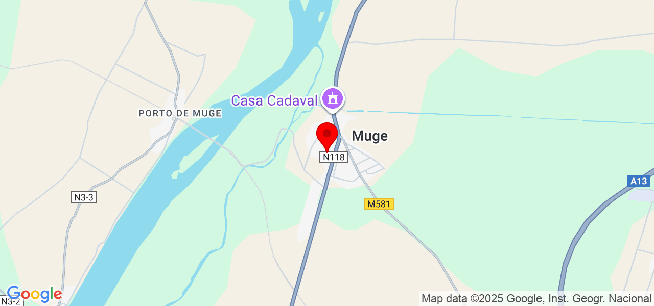 Franjolas Pet - Santarém - Salvaterra de Magos - Mapa