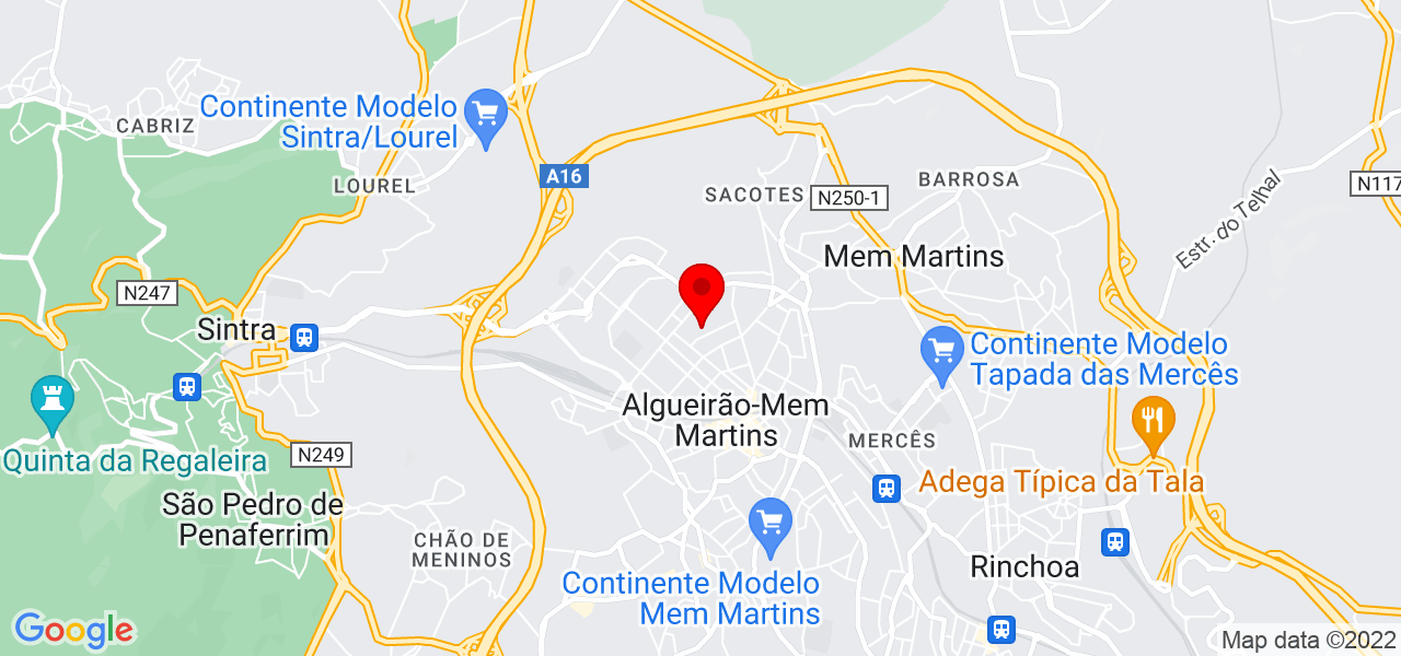 Bruno Sousa - Lisboa - Sintra - Mapa