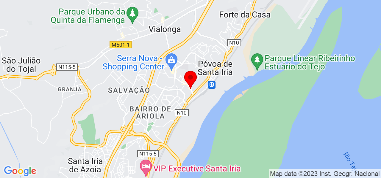 EMPATHY - Servi&ccedil;o de Apoio Domicili&aacute;rio, Lda. - Lisboa - Vila Franca de Xira - Mapa