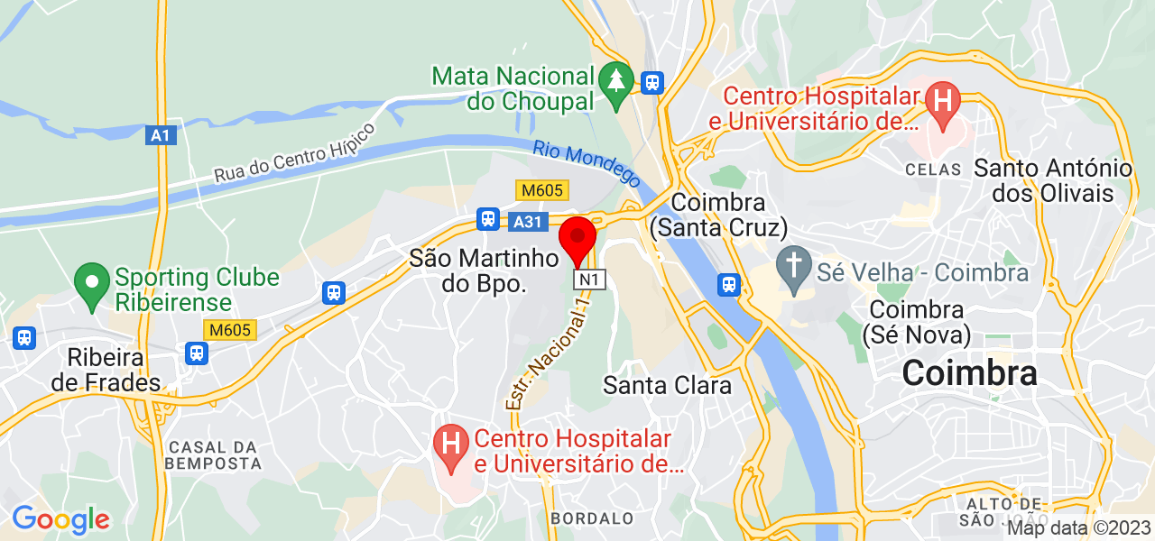 Beatriz Ros&aacute;rio - Coimbra - Coimbra - Mapa