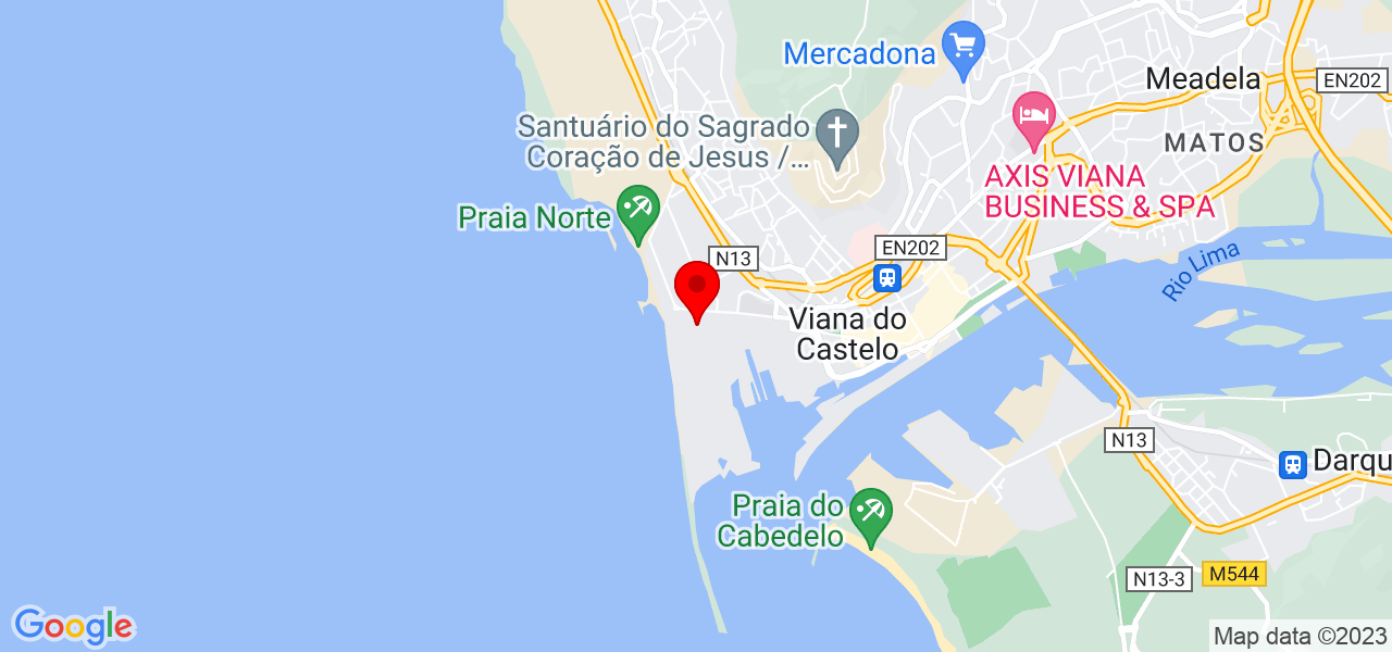 Gesiane da Silva Carvalho - Viana do Castelo - Viana do Castelo - Mapa