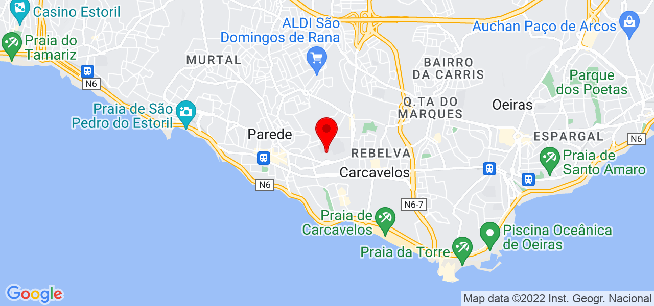 Sarah Sobral - Lisboa - Cascais - Mapa