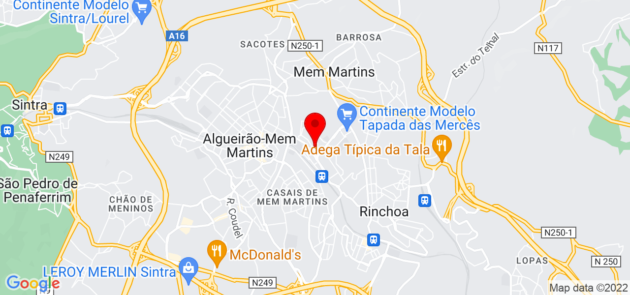 Maycon Lisboa - Lisboa - Sintra - Mapa