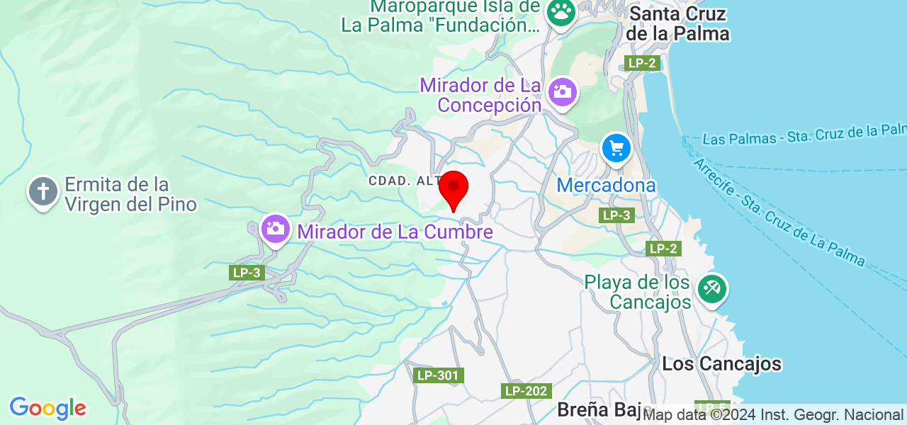 Anna Videncia - Islas Canarias - Breña Alta - Map