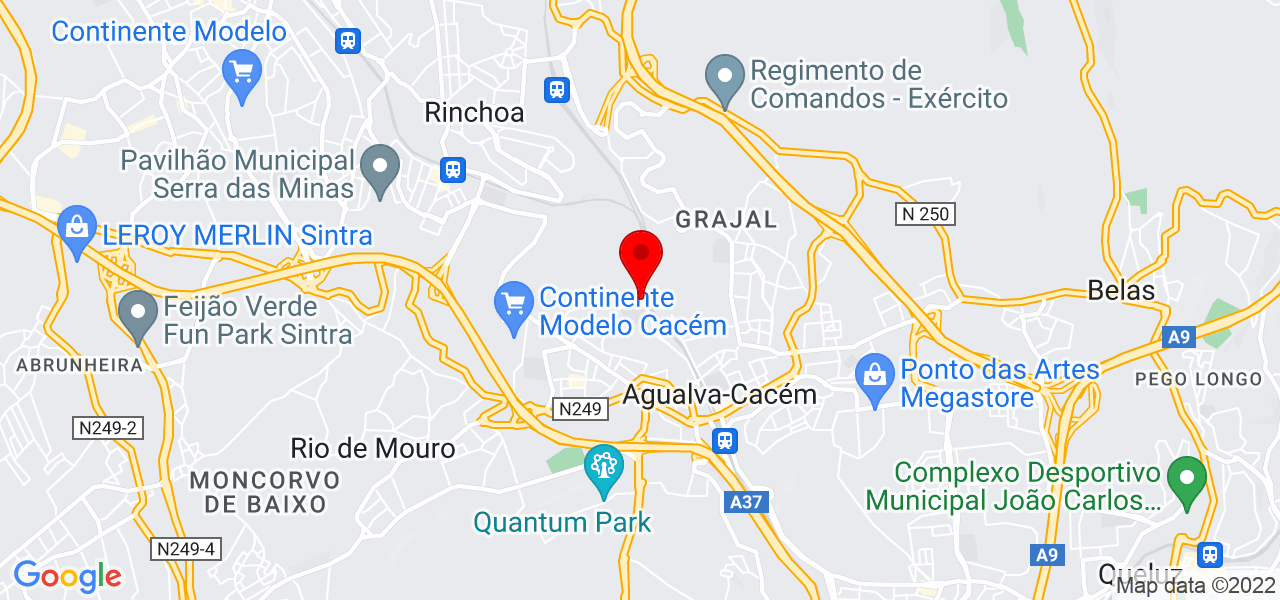 Maria Eug&eacute;nia Camo&ccedil;o - Lisboa - Sintra - Mapa