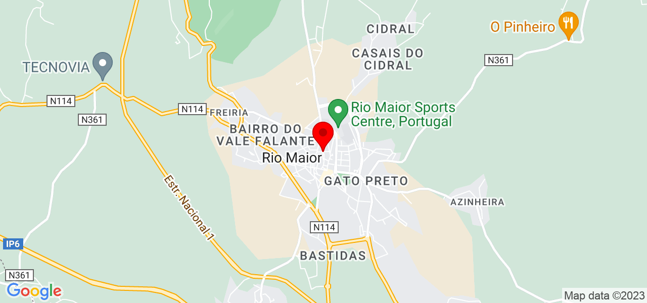Lima remodela&ccedil;&atilde;es - Santarém - Rio Maior - Mapa