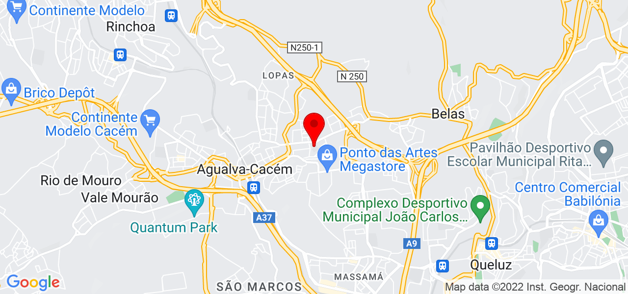 Aurica - Lisboa - Sintra - Mapa