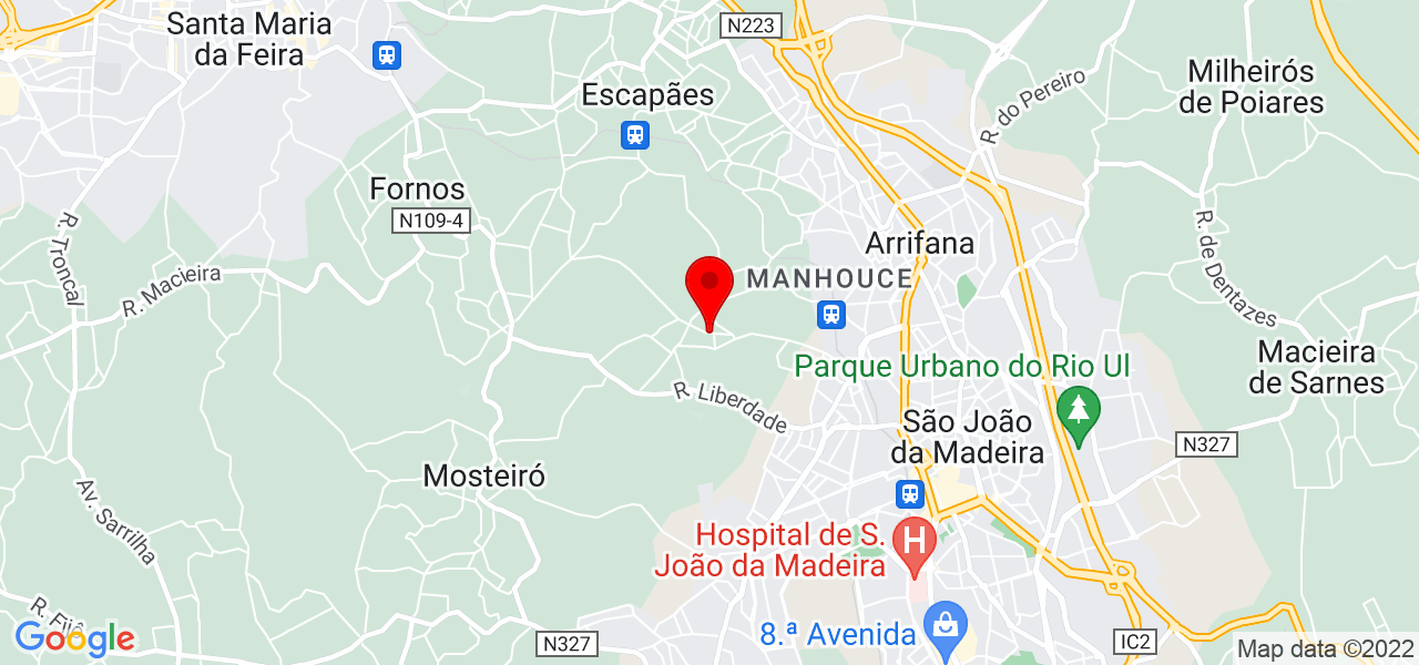 Alpalimpa Plus Lda. - Aveiro - Santa Maria da Feira - Mapa