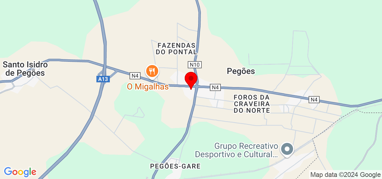 Zoriana - Setúbal - Montijo - Mapa