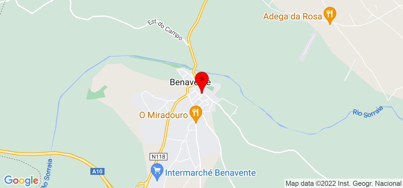 Ricardo Silva - Santarém - Benavente - Mapa