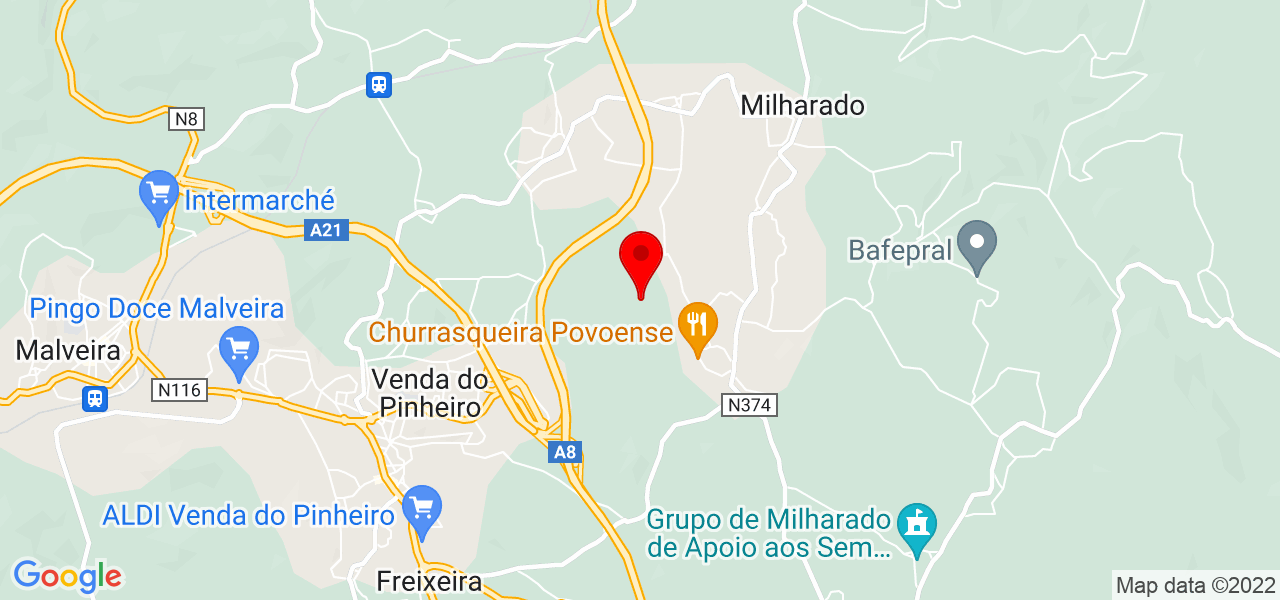 S&oacute;nia franco - Lisboa - Mafra - Mapa