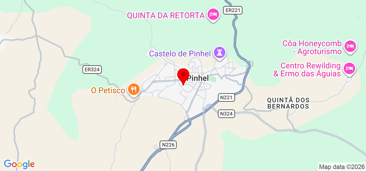M.A - Guarda - Pinhel - Map