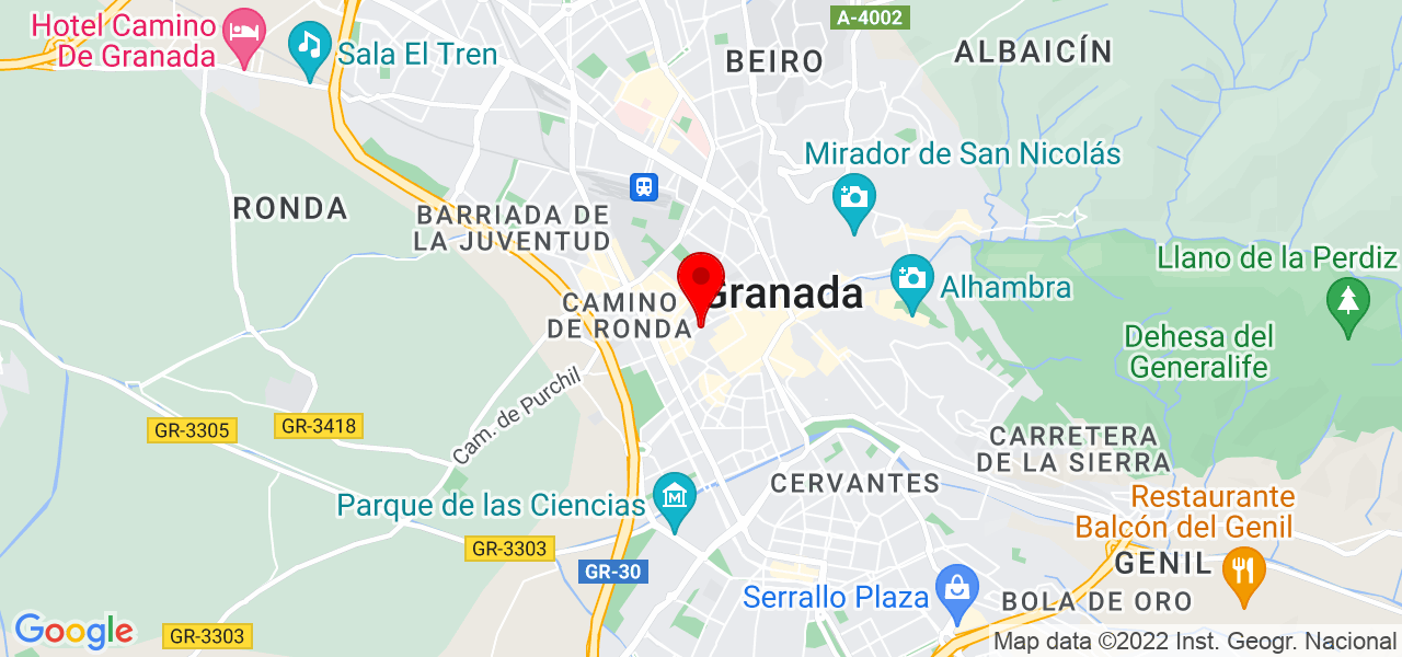 AJM limpieza profunda - Andalucía - Granada - Mapa