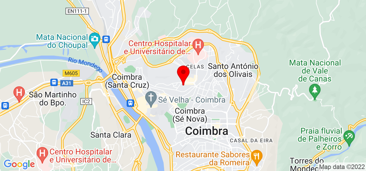 Chef Silva Torres - Coimbra - Coimbra - Mapa