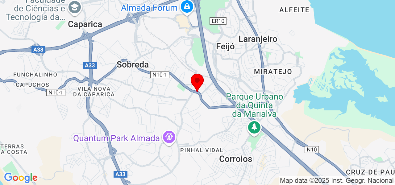 Jos&eacute; lucas - Setúbal - Almada - Mapa