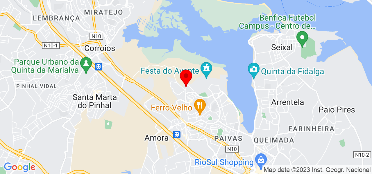 Carlos Caldeira - Setúbal - Seixal - Mapa