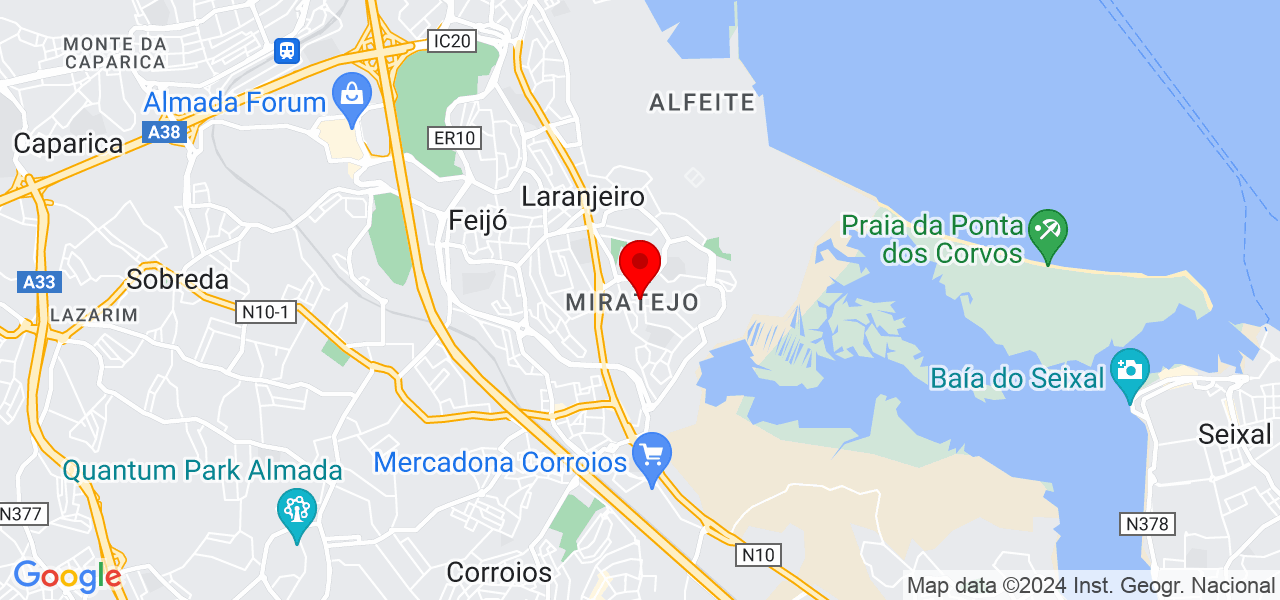 PFresolve - Setúbal - Seixal - Map