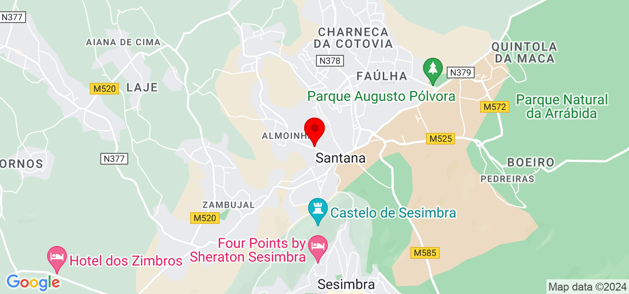 Almeida inovath - Setúbal - Sesimbra - Karte