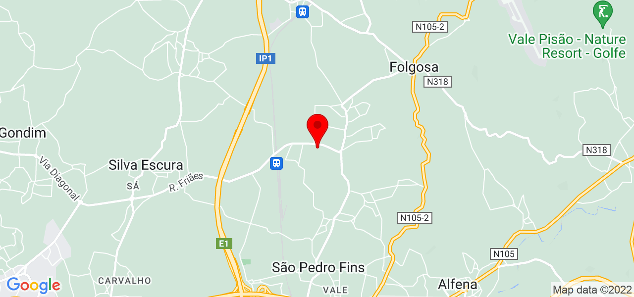Gl&oacute;ria Pinto - Porto - Maia - Mapa