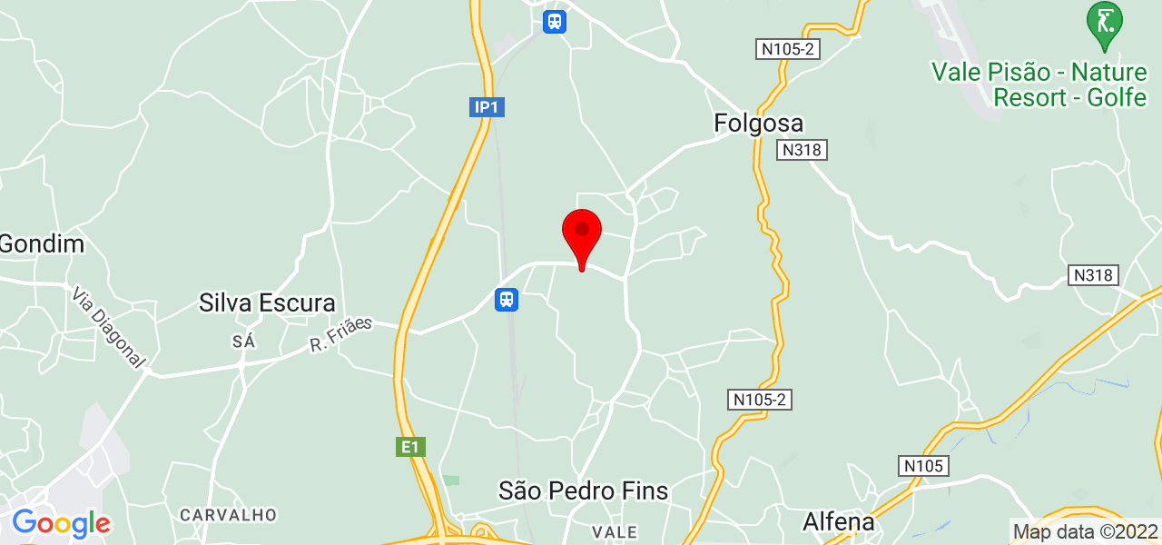 Rute - Porto - Maia - Karte