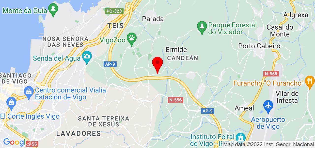 Sof&iacute;a - Galicia - Vigo - Mapa